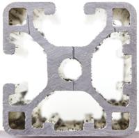 761-3307 RS PRO Silver Aluminium Profile Strut, 30 x 30 mm, 6mm Groove, 2000mm Length