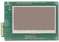 ac164127-6 Microchip AC164127-6, Graphics Display Powertip 4.3in LCD Daughter Board for PICtail Plus LCD Controller Board
