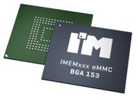 imc1b1a8c2a2a1e3a6a0000 Intelligent Memory NAND 32GByte eMMC Flash Memory 153-Pin FBGA, IMC1B1A8C2A2A1E3A6A0000