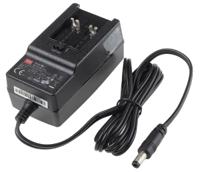 ge18i05-p1j MEAN WELL 12W Plug-In AC/DC Adapter 5V dc Output, 2.4A Output