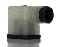 934425002-gdml-2016-led-230-ye-black Hirschmann GDML 2P+E DIN 43650 A, Female Solenoid Valve Connector with Indicator Light, 250 V Voltage