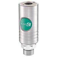 esi-111153 PREVOST Stainless Steel Male Safety Quick Connect Coupling, G 1/2 Male Threaded