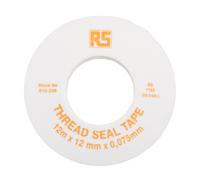 512-238 RS PRO White PTFE Tape, 12m x 12mm x