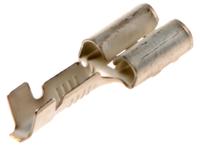 160928-2 TE Connectivity FASTIN-FASTON .250 Uninsulated Female Spade Connector, Receptacle, 6.35 x 0.81mm Tab Size, 0.5mm² to