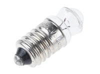 106-290 RS PRO E10 Indicator Light, Clear, 2.2 V, 300 mA, 18h