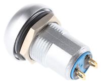 ipr1sad0105 APEM Push Button Switch, Latching, Panel Mount, 12.9mm Cutout, SPST, 24V dc, IP67
