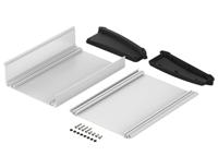 92865250hmt1-atph-1865-0250 Bopla Alu-Topline Series Black Aluminium Desktop Enclosure, Sloped Front, 250 x 181.2 x 68.2mm