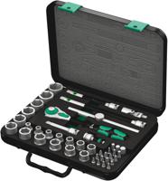 05003594001 Wera 43-Piece Metric 3/8 in Standard Socket/Bit Set with Ratchet, 6 point; Hex Bit; Phillips Bit; Pozidriv Bit; Slotted