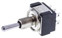 mte-206-pa KNITTER-SWITCH Toggle Switch, Panel Mount, On-On-On, DPDT, Solder Terminal