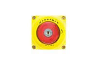 s1py91kss Lovato S1P Series Key Release Emergency Stop Push Button, Surface Mount, 1NC, IP66, IP67, IP69K