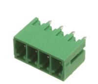 237-8555 RS PRO, 3.5mm Pitch, 4 Way, Pluggable Terminal Block, Header, Through Hole