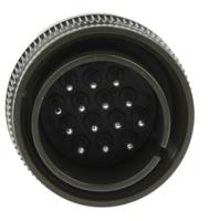 ms3106a-20-27p Amphenol Industrial, MS3106A, Copper Alloy 14 Way Cable Mount MIL Spec Circular Connector, Pin Contacts,Shell Size 20,