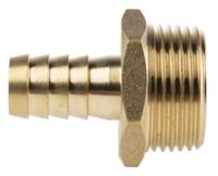 146-3028 RS PRO Hose Connector, Straight Hose Tail Adaptor, BSPT 3/4in 1/2in ID, 25 bar