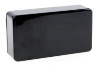 bim200313-blkblk CAMDENBOSS 2000 Series Black ABS Enclosure, IP54, Black Lid, 112 x 62 x 31mm