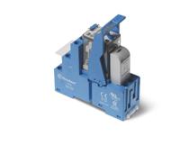 583390240050sma Finder 58 Series Interface Relay, DIN Rail Mount, 24V Coil, 3PDT, 3-Pole, 10A Load