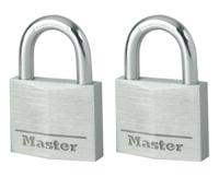 9130eurt Master Lock Padlock Weatherproof Aluminium Padlock, Keyed Alike, 5mm Shackle, 30mm Body