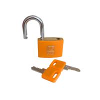 195-8254 RS PRO Key Brass Padlock, Keyed Alike, 6mm Shackle, 40mm Body