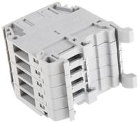 1sna115409r2600 Entrelec Distribution Block, 5 Way, 4mm², 32A, 800 V, Grey