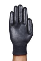 11757100 Ansell 11-757 Black Polyurethane Cut Resistant Gloves, Size 10, Polyurethane Coating