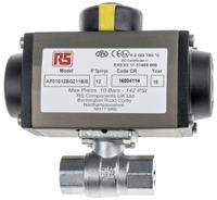 760-5598 RS PRO Ball type Pneumatic Actuated Valve, BSP 1/4in, 40 bar
