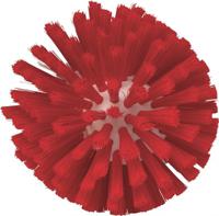 53801754 Vikan Medium Bristle Red Scrub Brush, 60mm bristle length, Polyester, Polypropylene, Stainless Steel bristle material
