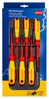 00-20-12-v05 Knipex 00 20 12 V05 PlusMinus Phillips; PlusMinus Pozidriv; Slotted Insulated Screwdriver Set, 6-Piece
