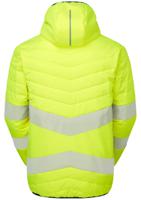 lfe912-2xl PULSAR LFE912 Yellow Men Hi Vis Jacket, XXL