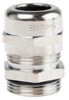 53112240 Lapp SKINTOP Series Metallic Nickel Plated Brass Cable Gland, PG16 Thread, 8mm min., 14mm max., IP68