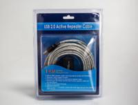 144-8000 RS PRO 1 USB 2.0 USB Extension Cable, up to 12m Extension Distance