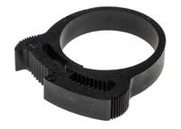 291-717 RS PRO Nylon  Snap Grip Hose Clamp, 7.4mm Band Width, 26.5 → 30.4mm ID