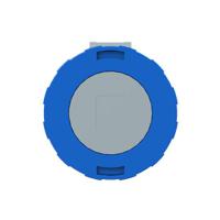 2cma166898r1000 Amphenol Industrial, 2CMA1 IP67, IP69 Blue 3P+E Industrial Power Socket, Rated At 63A, 250 V
