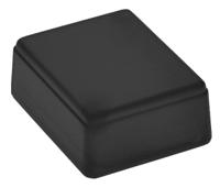 192-0740 RS PRO Black ABS Enclosure, IP54, 50.2 x 40.3 x 20.8mm