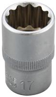 830-4111 RS PRO 1/2 in Drive 17mm Standard Socket, 12 point
