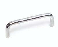 284-5533 RS PRO Polished Silver Steel Cabinet Handle 24 mm Height, 5mm Width, 88mm Length