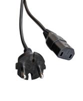 447-015 RS PRO Straight IEC C17 Socket to Straight CEE 7 Plug Power Cord, 2.5m
