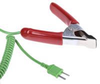 342-9202 RS PRO K Pipe Clamp Surface Temperature Probe, 110mm Length, 25mm Diameter, +150 °C Max