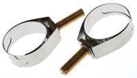 9943 Unex Brass (Bolt), Stainless Steel Slotted Screw Unex, 11mm Band Width, 21.8 → 27mm ID