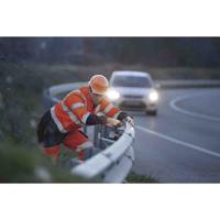 phpa2omtm Delta Plus Panostyle Fluorescent Orange, Navy Blue Hi Vis Work Trouser Hi-Vis M M Leg Length 81cm