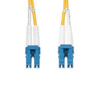 smdos2lclc8m StarTech.com LC to LC Duplex Single Mode OS2 Fibre Optic Cable, Yellow, 8m