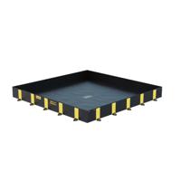 jen28519bl Justrite PVC Spill Berm for Spill Control, 2820L Capacity