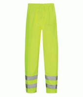 hvtr01-l Orbit International HAWK Yellow Hi Vis Trouser Waterproof, Penetration Resistance, Water Resistant S to 4XL L