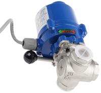 799-8838 RS PRO 24 V, 110 V, 220 V 3 port Motorised Valve, Ball Valve type , 3/4in Pipe Size, 1000 psi