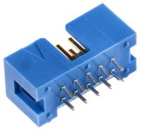 2-1761603-3 TE Connectivity AMP-LATCH Series Straight Through Hole PCB Header, 10 Contact(s), 2.54 mm Pitch, 2 Row, Shrouded