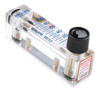2510a2l10bvbn Key Instruments FR2000 Series Variable Area Flow Meter for Liquid, 10 ccm Min, 100 cm³/min Max