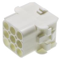 350782-1 TE Connectivity, Universal MATE-N-LOK Female Connector Housing, 6.35mm Pitch, 9 Way, 3 Row