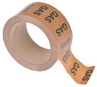 711-457 RS PRO Beige PP, Vinyl Pipe Marking Tape, text Gas, Dim. W 50mm x L 33m