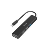 00200117 Hama 5 Port USB 3.2 USB C USB C Hub, USB Powered, 12.1 x 1.2 x 2.5cm