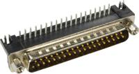09682635813 HARTING D-Sub 15 Way Right Angle Through Hole D-sub Connector Plug, 2.77mm Pitch, with 4-40 UNC Screwlocks