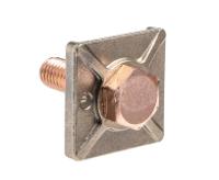 153-2956 WJ Furse Copper Earth Clamp Max. Conductor Size 25 x 3mm Nominal Rod dia. 10mm 26mm