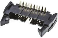 t816120a1r102ceu Amphenol Communications Solutions T816 Series Right Angle Through Hole PCB Header, 20 Contact(s), 2.54 mm Pitch, 2 Row,